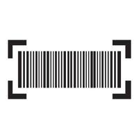 barcodes icon logo vector design template