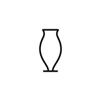 vase icon vector design templates