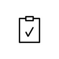 clipboard icon vector design template