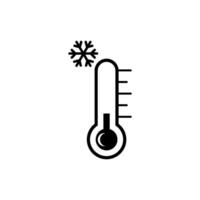 Thermometer Icon Vector Design Template