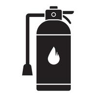 fire extinguisher icon logo vector design template