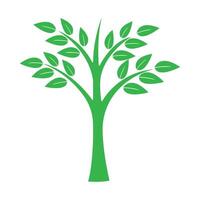 árbol icono logo vector diseño modelo