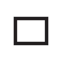 Vintage frame border icon vector design template