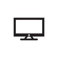 screen flat led monitor icon vector design templates