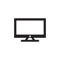 screen flat led monitor icon vector design templates