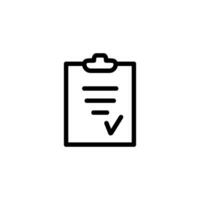 clipboard icon vector design template