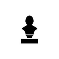 statue icon vector design templates