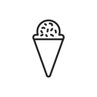 ice cream icon design vector templates