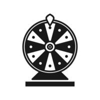 fortune spinning wheel icon vector design template