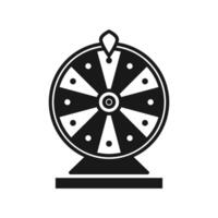 fortune spinning wheel icon vector design template