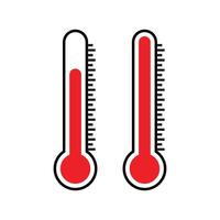 Thermometer Icon Vector Design Template