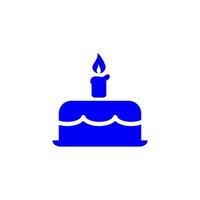 birthday cake icon vector design templates