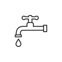 agua grifo icono vector diseño plantillas