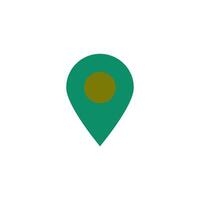 location  map pin icon vector design template