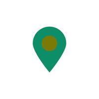 location  map pin icon vector design template