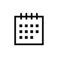 calendar Icon Vector Design Template