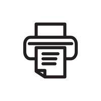 printer  icon vector design template