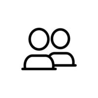 friend icon design vector templates simple