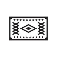 carpet icon vector design template