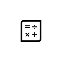 matemáticas icono vector diseño plantillas