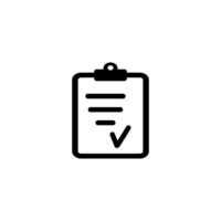 clipboard icon vector design template