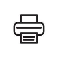 printer  icon vector design template