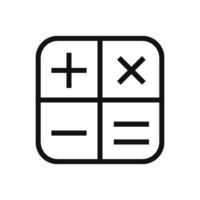 calculator  icon vector design template