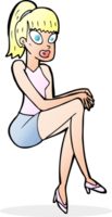 cartoon pretty woman png