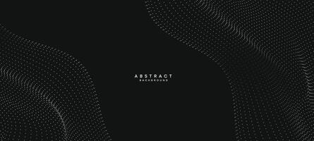 Abstract black, white Gradient Flowing Dot Waving Particle geometric Technology Background. Digital Futuristic duck grey Gradient Dotted Wave. Concept For Science, Music cover, website, header vector