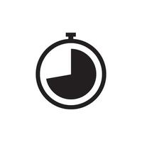 watch and clock time icon vector design template