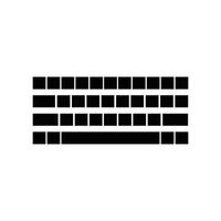 keyboard icon vector design template