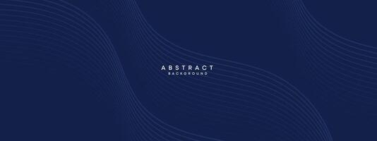 Abstract gradient dark navy blue web banner. dark blue light business banner design background. diagonal geometric pattern circle, and square shape for poster, cover, presentation, flyer, or header vector