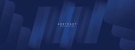 Abstract gradient dark navy blue web banner. dark blue light business banner design background. diagonal geometric pattern circle, and square shape for poster, cover, presentation, flyer, or header vector