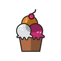 ice cream icon design vector templates