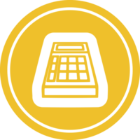 math calculator circular icon symbol png