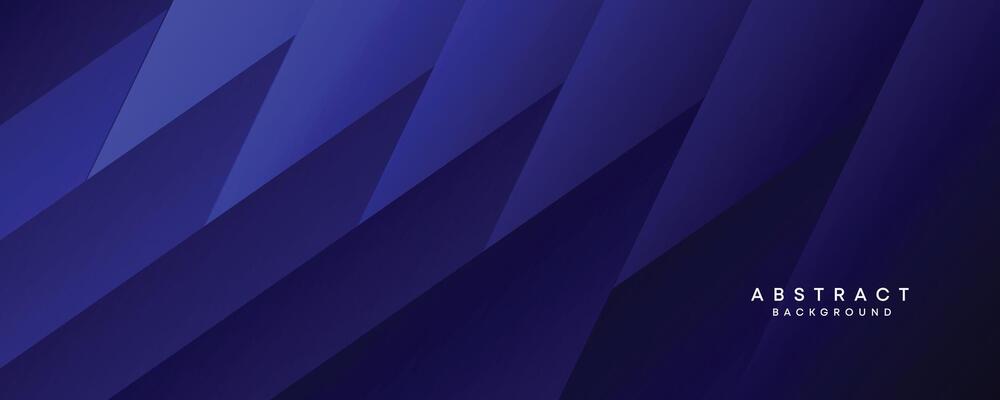 diagonal geometric overlay layer on an abstract dark blue banner design background. Contemporary graphic elements in the shape of squares. Makes a good cover, header, banner, brochure, or website