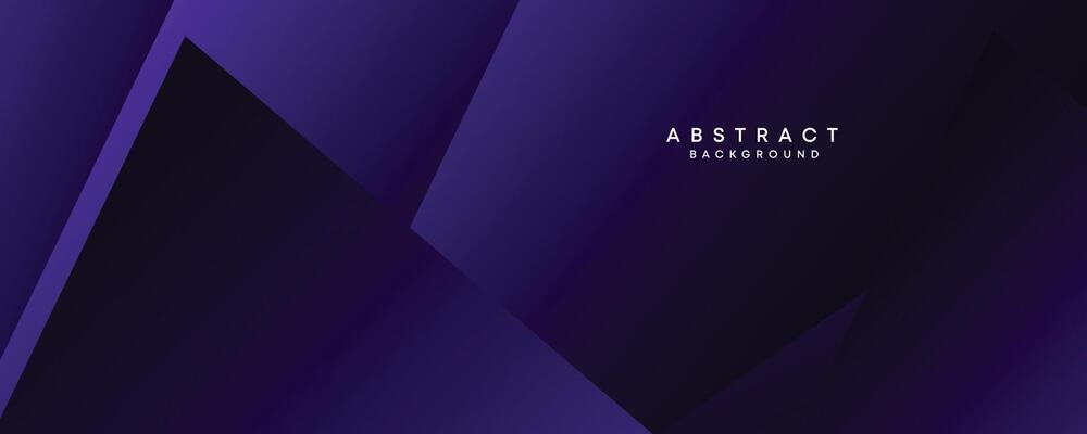 diagonal geometric overlay layer on an abstract dark purple banner design background. Contemporary graphic elements in the shape of squares. Makes a good cover, header, banner, brochure, or website