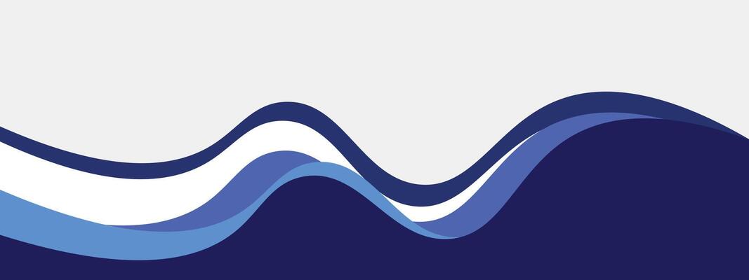 Abstract blue gradient banner template with dynamic background curve shapes. Modern sky blue business webinar horizontal banner design for web, backdrop, brochure, website, landing page, presentation