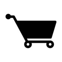 shopping cart icon vector design template