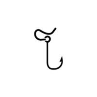 fish hook icon vector design templates