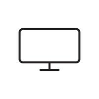 monitor  icon vector design template