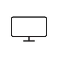 monitor  icon vector design template