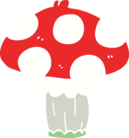 cartoon doodle mushroom png