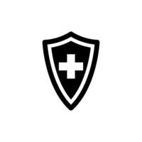 Protection shield Icon Vector Design Template