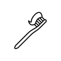 toothbrush icon vector design templates