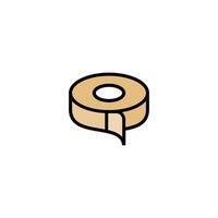 masking tape icon vector design templates