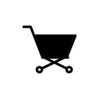 shopping cart icon vector design template