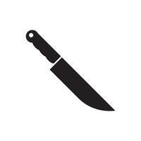 plantilla de diseño de vector de icono de cuchillo