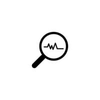 magnifying glass icon vector design template