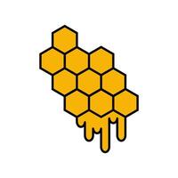 honey comb icon vector design template